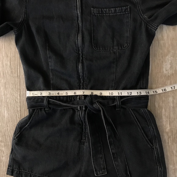 Free People Green River Denim Romper - Picture 11 of 15